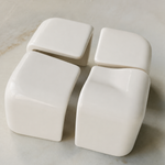 Pure Bright White Ice Ceramic Wall Trim - 3/4" x 3/4" Quarter Round Corner - American Tile Depot