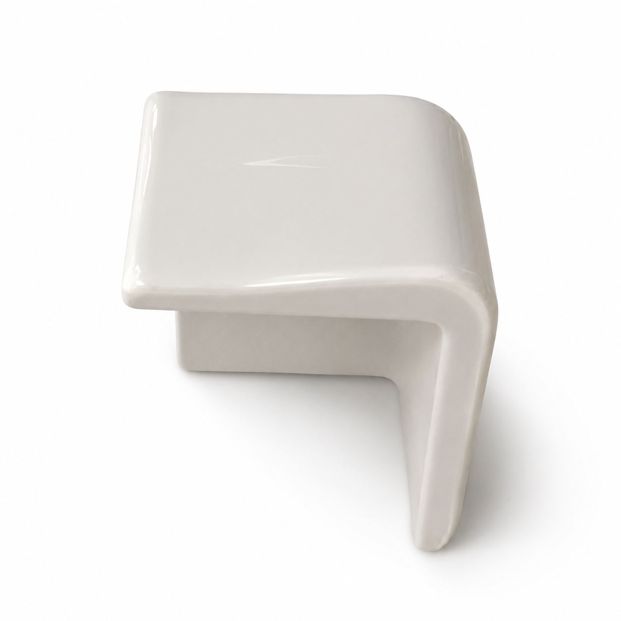 Pure Bright White Ice Ceramic Wall Trim - 3/4" x 3/4" Quarter Round Corner - American Tile Depot