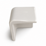 Pure Bright White Ice Ceramic Wall Trim - 3/4" x 3/4" Quarter Round Corner - American Tile Depot