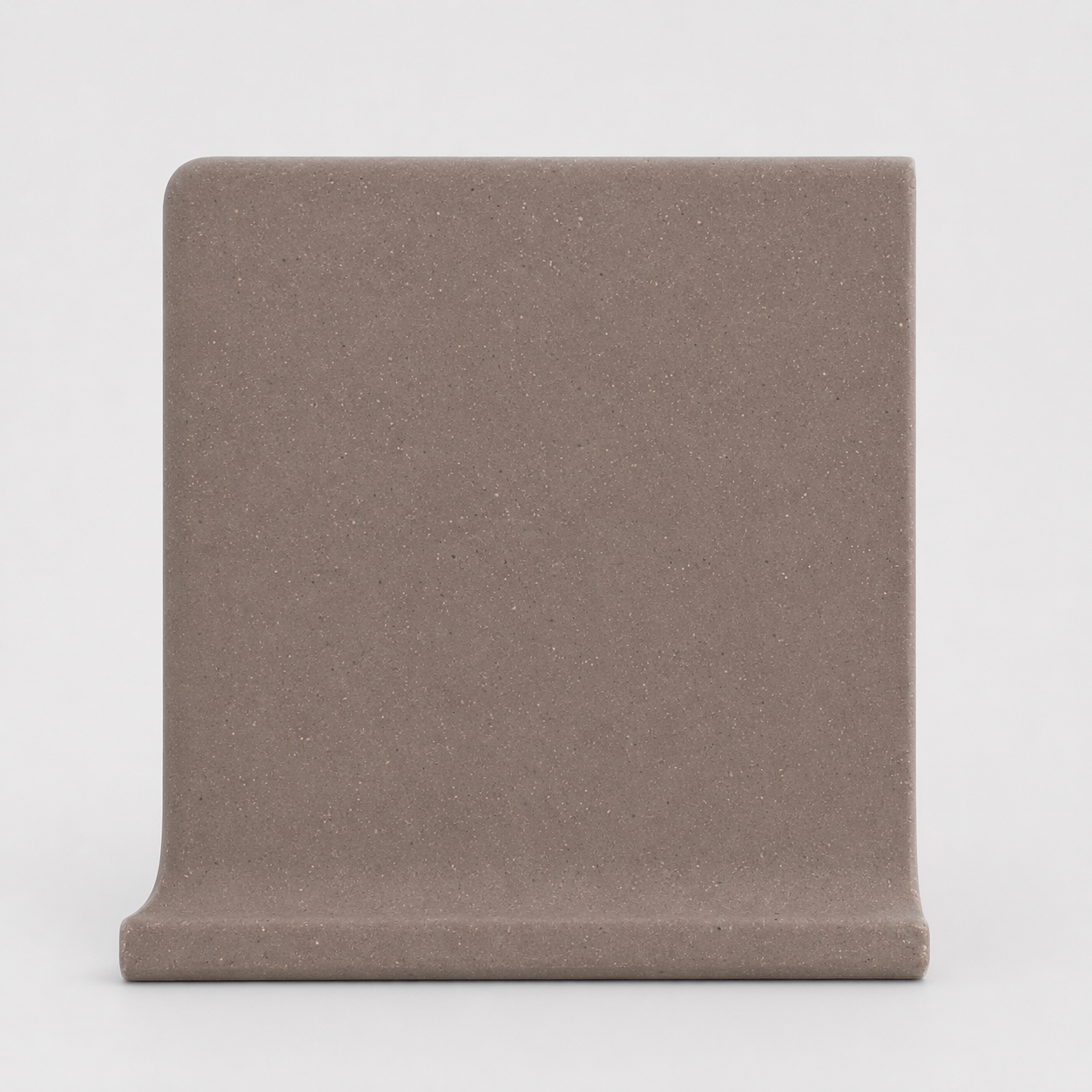 6x6 Colonial Grey Matte Quarry Left Outside Cove Base - American Tile Depot