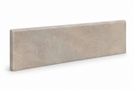 3x12 True Mild Grey Matte Stone Look Porcelain Bullnose Tile - American Tile Depot