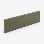 3x12 Vivo Dark Grey Natural Travertine Look Porcelain Bullnose Tile - American Tile Depot