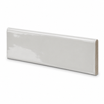 3x12 Crafta Gray Glossy Solid Color Ceramic Bullnose Tile - American Tile Depot