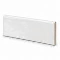 3x12 White Glossy Bullnose
