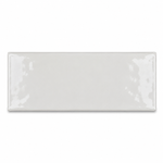 3x12 Crafta White Ice Glossy Solid Color Ceramic Bullnose Tile - American Tile Depot