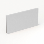 4x6 Palette Tender Gray Glossy Solid Color Ceramic Cove Base - American Tile Depot