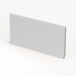 4x6 Palette Tender Gray Glossy Solid Color Ceramic Cove Base - American Tile Depot