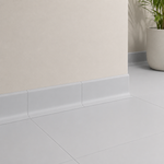 4x6 Palette Tender Gray Glossy Solid Color Ceramic Cove Base - American Tile Depot