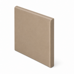 6x6 Sahara Sand Matte Quarry Bullnose Tile - American Tile Depot