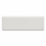 3x12 Palette White Ice Matte Solid Color Ceramic Bullnose Tile - American Tile Depot