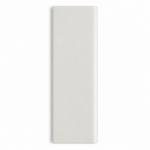 3x12 Palette White Ice Matte Solid Color Ceramic Bullnose Tile - American Tile Depot