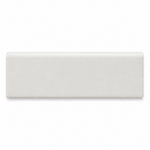 3x12 Palette White Ice Matte Solid Color Ceramic Bullnose Tile - American Tile Depot