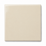 4x4 Palette Biscuit Glossy Solid Color Ceramic Bullnose Tile - American Tile Depot