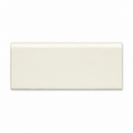 2x8 Palette Biscuit Glossy Solid Color Ceramic Bullnose Tile - American Tile Depot