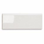 3x9.5 Palette White Ice Glossy Solid Color Ceramic Bullnose Tile - American Tile Depot