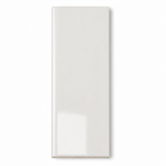 3x9.5 Palette White Ice Glossy Solid Color Ceramic Bullnose Tile - American Tile Depot