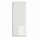 3x9.5 Palette White Ice Glossy Solid Color Ceramic Bullnose Tile - American Tile Depot