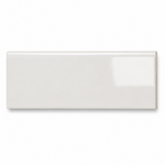 3x9.5 Palette White Ice Glossy Solid Color Ceramic Bullnose Tile - American Tile Depot