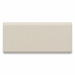2x6 Palette Biscuit Matte Solid Color Ceramic Bullnose Tile - American Tile Depot