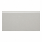 2x6 Palette Tender Gray Matte Solid Color Ceramic Bullnose Tile - American Tile Depot