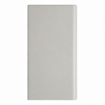 2x6 Palette Tender Gray Matte Solid Color Ceramic Bullnose Tile - American Tile Depot