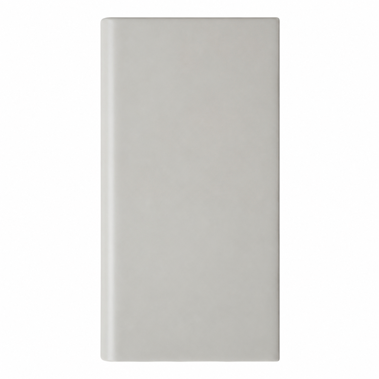 2x6 Palette Tender Gray Matte Solid Color Ceramic Bullnose Tile - American Tile Depot