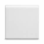 6x6 Palette White Ice Matte Solid Color Ceramic Bullnose Tile - American Tile Depot