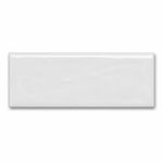 3x12 Flux White Ceramic Bullnose Tile - American Tile Depot