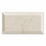 3x6 Crema Marfil Marble Honed & Beveled Tile - American Tile Depot