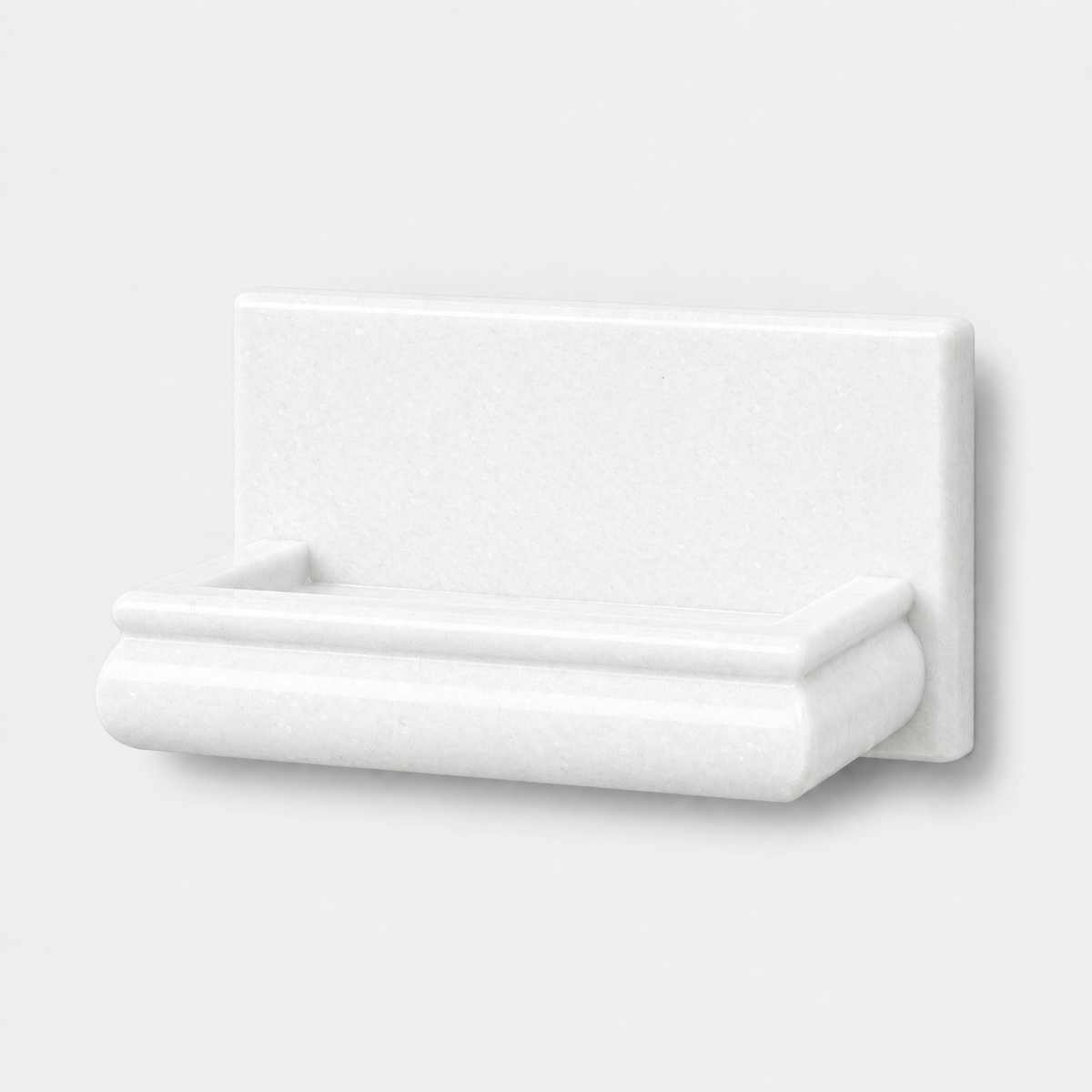 Thassos White Marble Hand-Made Custom Soap Holder - Soap Dish - Honed - American Tile Depot