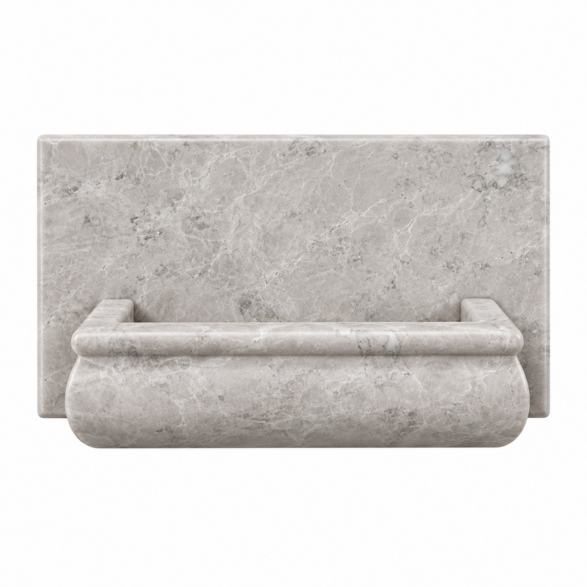 Tundra Gray (Atlantic Gray) Marble Hand-Made Custom Soap Holder - Soap Dish - Polished - American Tile Depot
