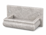 Tundra Gray (Atlantic Gray) Marble Hand-Made Custom Soap Holder - Soap Dish - Polished - American Tile Depot