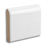 6x6 Palette White Ice Matte Solid Color Ceramic Bullnose Tile 6x6 Palette White Ice Matte Solid Color Ceramic Bullnose Tile - American Tile Depot