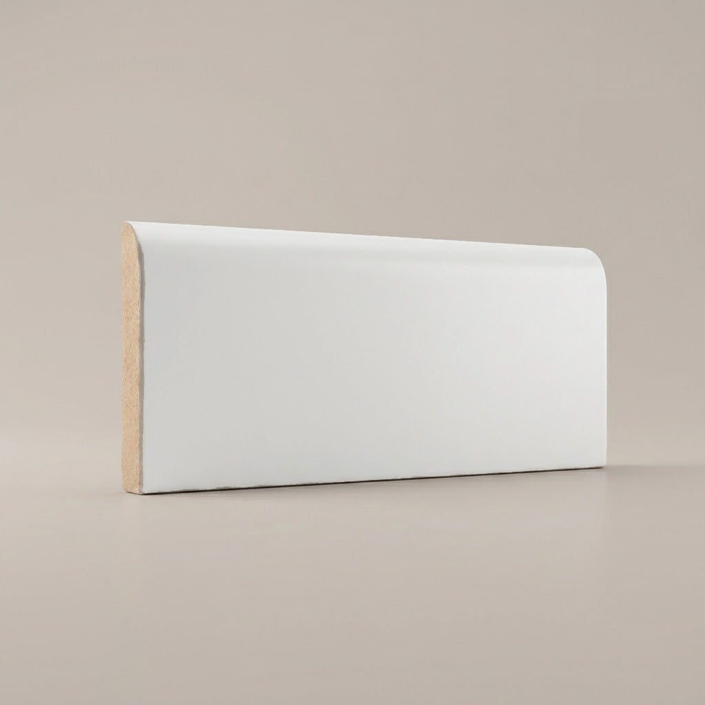2x6 Palette White Ice Matte Solid Color Ceramic Bullnose Tile 2x6 Palette White Ice Matte Solid Color Ceramic Bullnose Tile - American Tile Depot