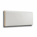 2x6 Palette White Ice Matte Solid Color Ceramic Bullnose Tile 2x6 Palette White Ice Matte Solid Color Ceramic Bullnose Tile - American Tile Depot