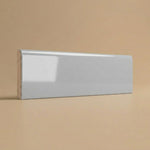 3x10 Palette Tender Gray Glossy Solid Color Ceramic Bullnose Tile 3x10 Palette Tender Gray Glossy Solid Color Ceramic Bullnose Tile - American Tile Depot