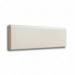 3x10 Palette White Ice Matte Solid Color Ceramic Bullnose Tile 3x10 Palette White Ice Matte Solid Color Ceramic Bullnose Tile - American Tile Depot