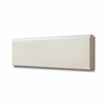 3x10 Palette White Ice Matte Solid Color Ceramic Bullnose Tile - American Tile Depot