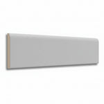 3x12 Palette Gray Matte Solid Color Ceramic Bullnose Tile 3x12 Palette Gray Matte Solid Color Ceramic Bullnose Tile - American Tile Depot