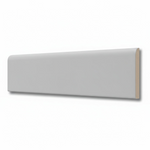 3x12 Palette Gray Matte Solid Color Ceramic Bullnose Tile - American Tile Depot