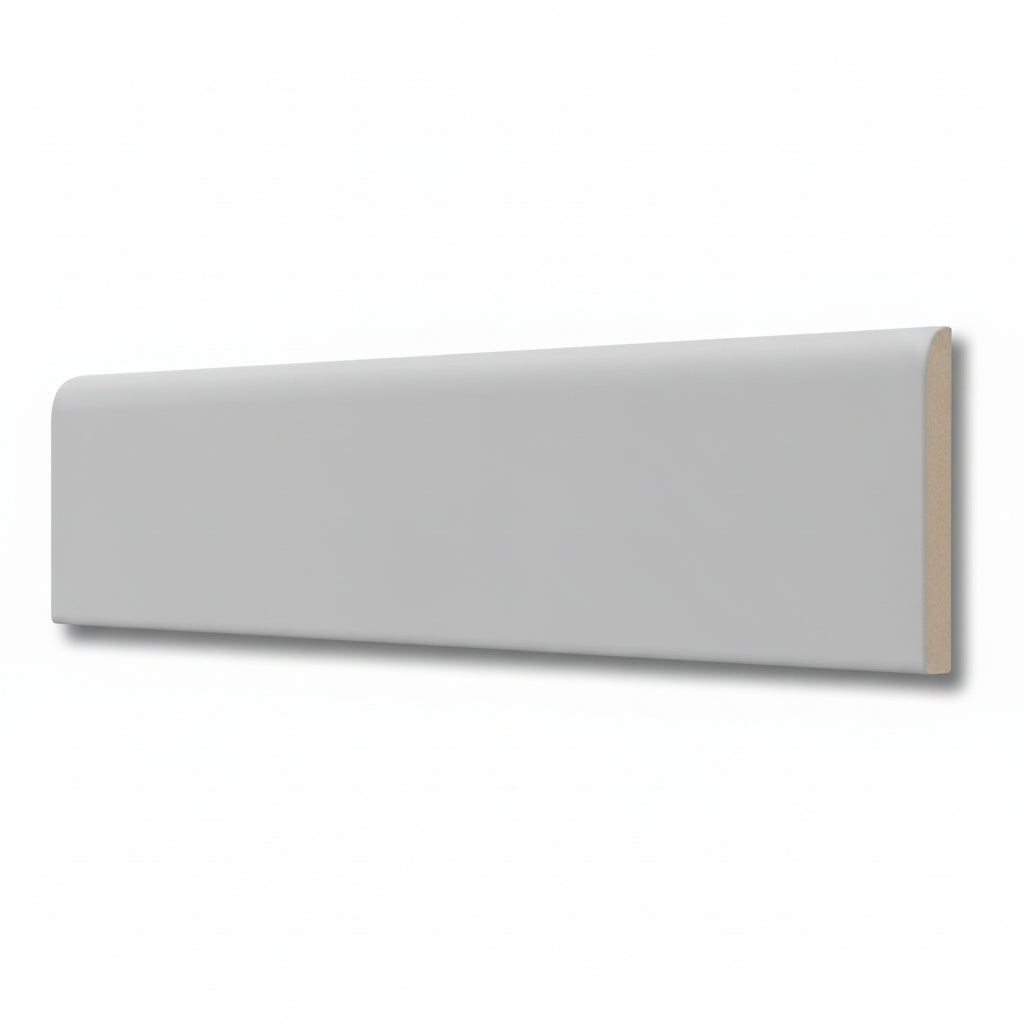 3x12 Palette Gray Matte Solid Color Ceramic Bullnose Tile - American Tile Depot