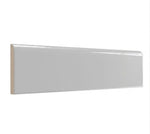 3x12 Palette Gray Glossy Solid Color Ceramic Bullnose Tile 3x12 Palette Gray Glossy Solid Color Ceramic Bullnose Tile - American Tile Depot