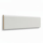 3x12 Palette White Ice Matte Solid Color Ceramic Bullnose Tile 3x12 Palette White Ice Matte Solid Color Ceramic Bullnose Tile - American Tile Depot