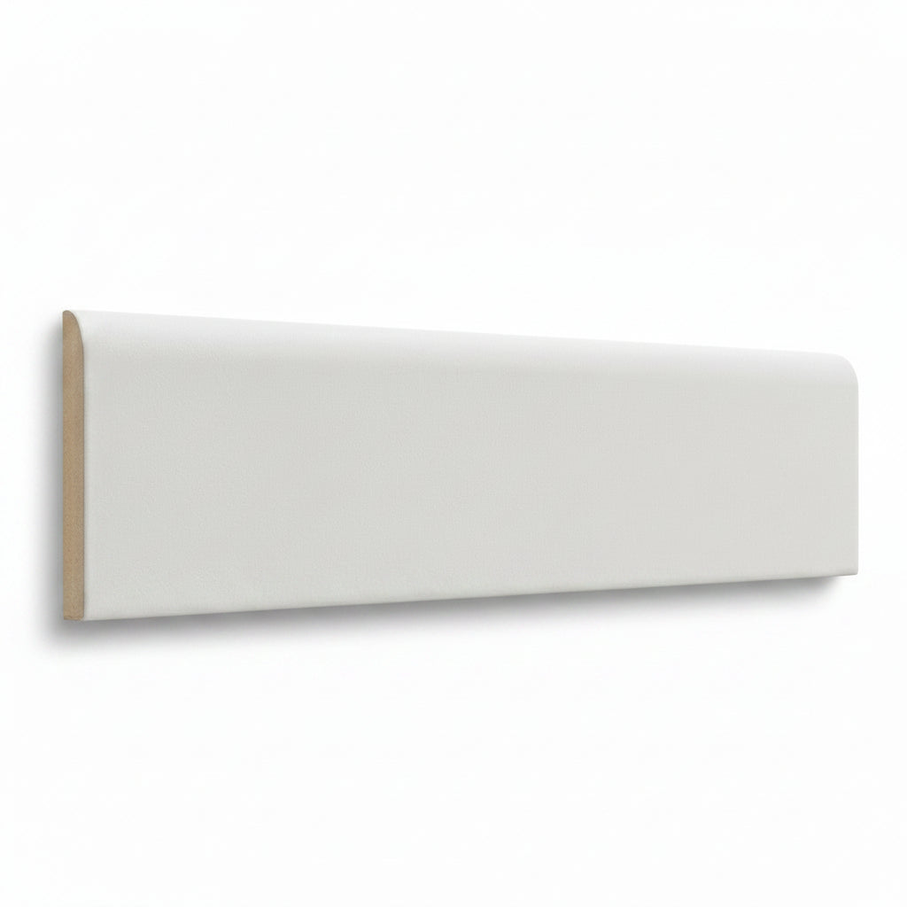 3x12 Palette White Ice Matte Solid Color Ceramic Bullnose Tile 3x12 Palette White Ice Matte Solid Color Ceramic Bullnose Tile - American Tile Depot