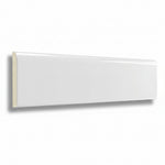 3x12 Palette White Ice Glossy Solid Color Ceramic Bullnose Tile 3x12 Palette White Ice Glossy Solid Color Ceramic Bullnose Tile - American Tile Depot