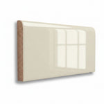 3x6 Palette Biscuit Glossy Solid Color Ceramic Bullnose Tile 3x6 Palette Biscuit Glossy Solid Color Ceramic Bullnose Tile - American Tile Depot
