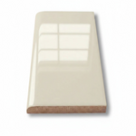 3x6 Palette Biscuit Glossy Solid Color Ceramic Bullnose Tile - American Tile Depot
