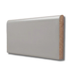 3x6 Palette Tender Gray Matte Solid Color Ceramic Bullnose Tile - American Tile Depot