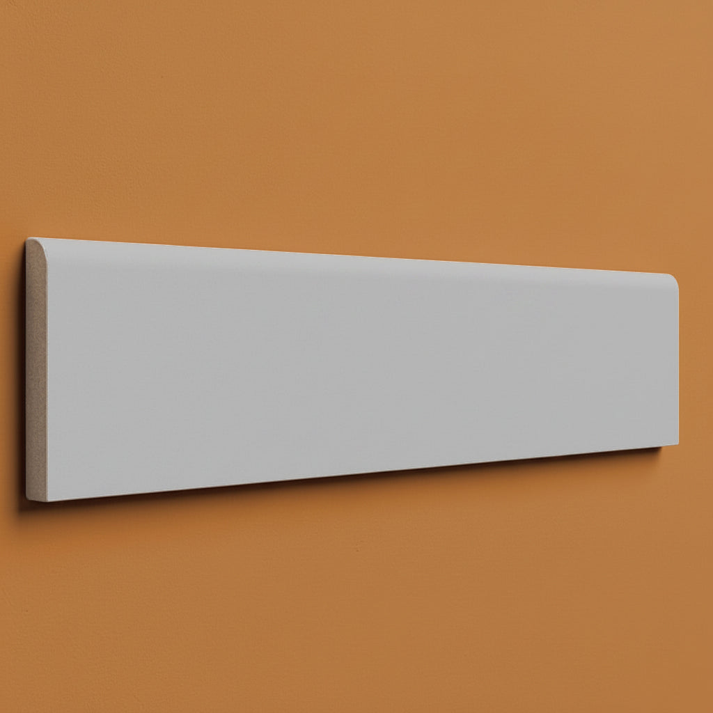 4x16 Palette Tender Gray Matte Ceramic Bullnose Tile - American Tile Depot