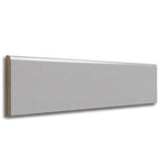 4x16 Palette Tender Gray Matte Solid Color Ceramic Bullnose Tile 4x16 Palette Tender Gray Matte Solid Color Ceramic Bullnose Tile - American Tile Depot